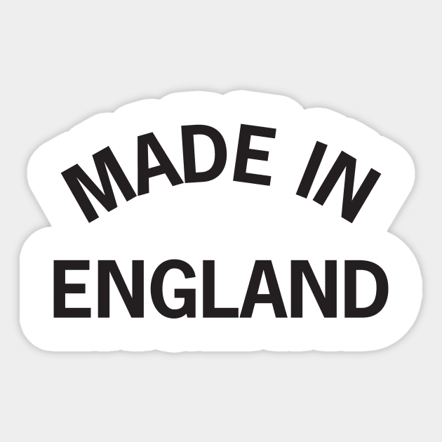 Made in england sticker online